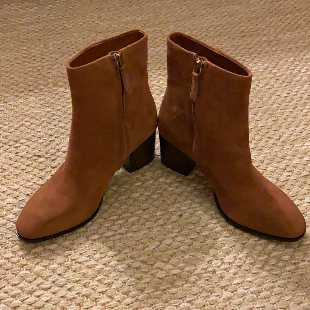 J. Crew Sadie stacked boots brand new Size 8 - current season